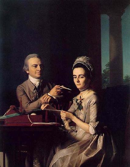 John Singleton Copley Mr. and Mrs. Thomas Mifflin oil painting image
